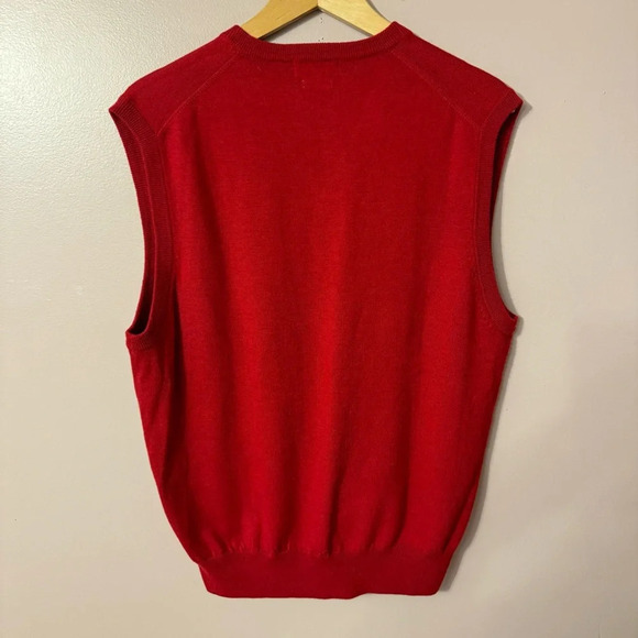 Peter Millar Merino Wool Vneck Sweater Vest Mens Size M Golf Hampton - Picture 2 of 7